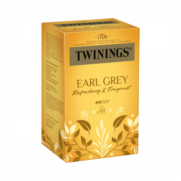 Twinings Earl Grey, Schwarztee, Teebeutel im Kuvert. 40g